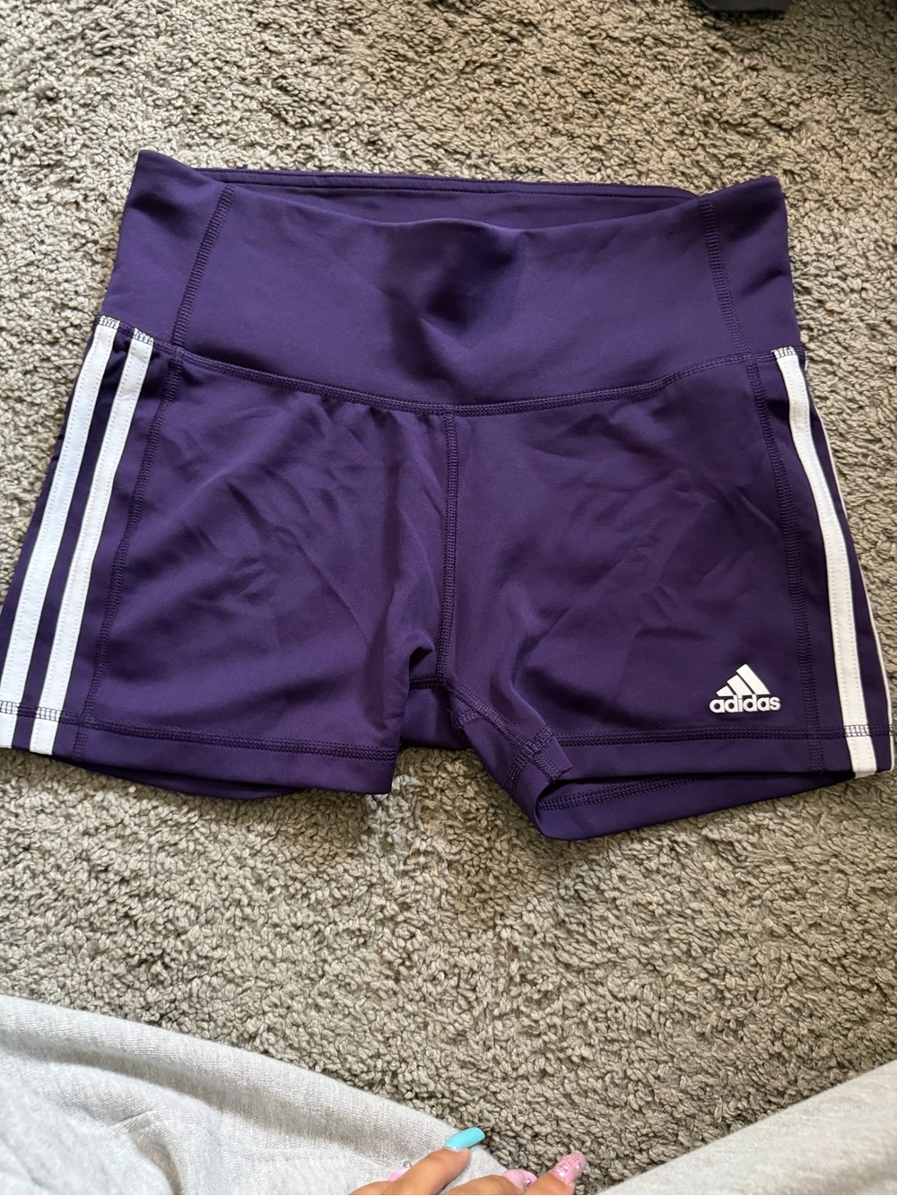 adidas Women's Purple Athletic Shorts
